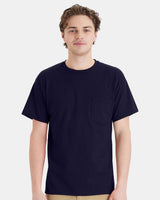 Hanes® Essential-T Pocket Crewneck Short Sleeve T-Shirt