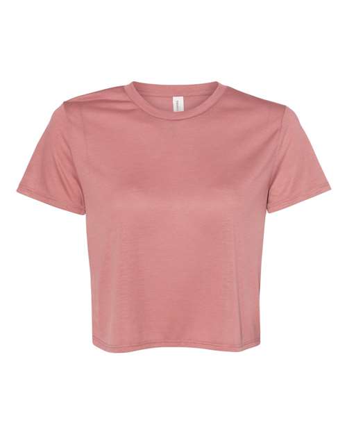 BELLA + CANVAS® Women’s Flowy Crop Short Sleeve Tee