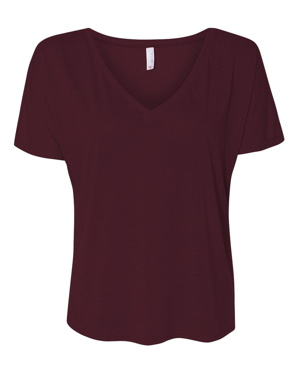 BELLA + CANVAS® Women’s Slouchy Short Sleeve V-Neck T-shirt