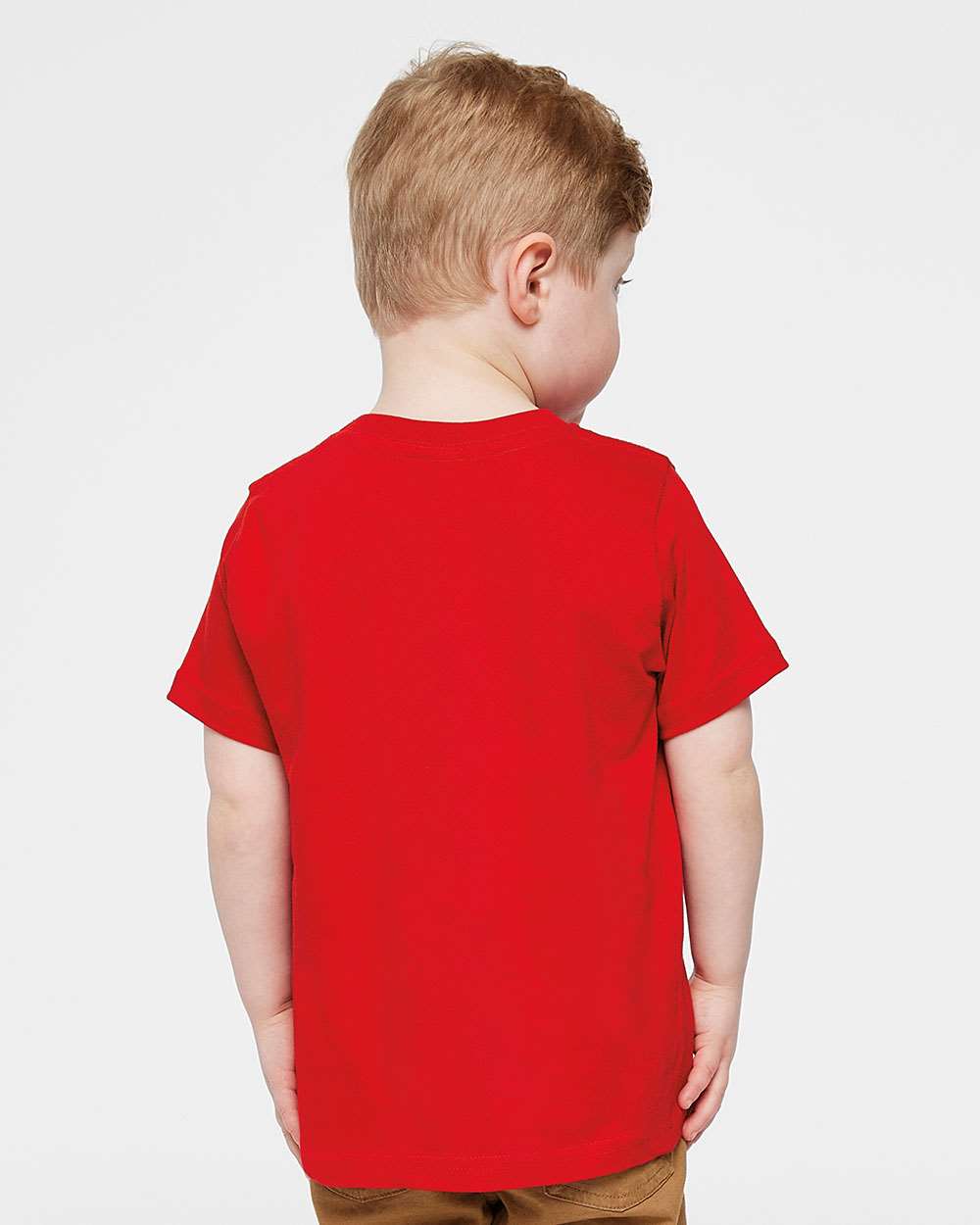 RADYAN® Toddler Fine Jersey Short Sleeve Crewneck T-shirt - 3321