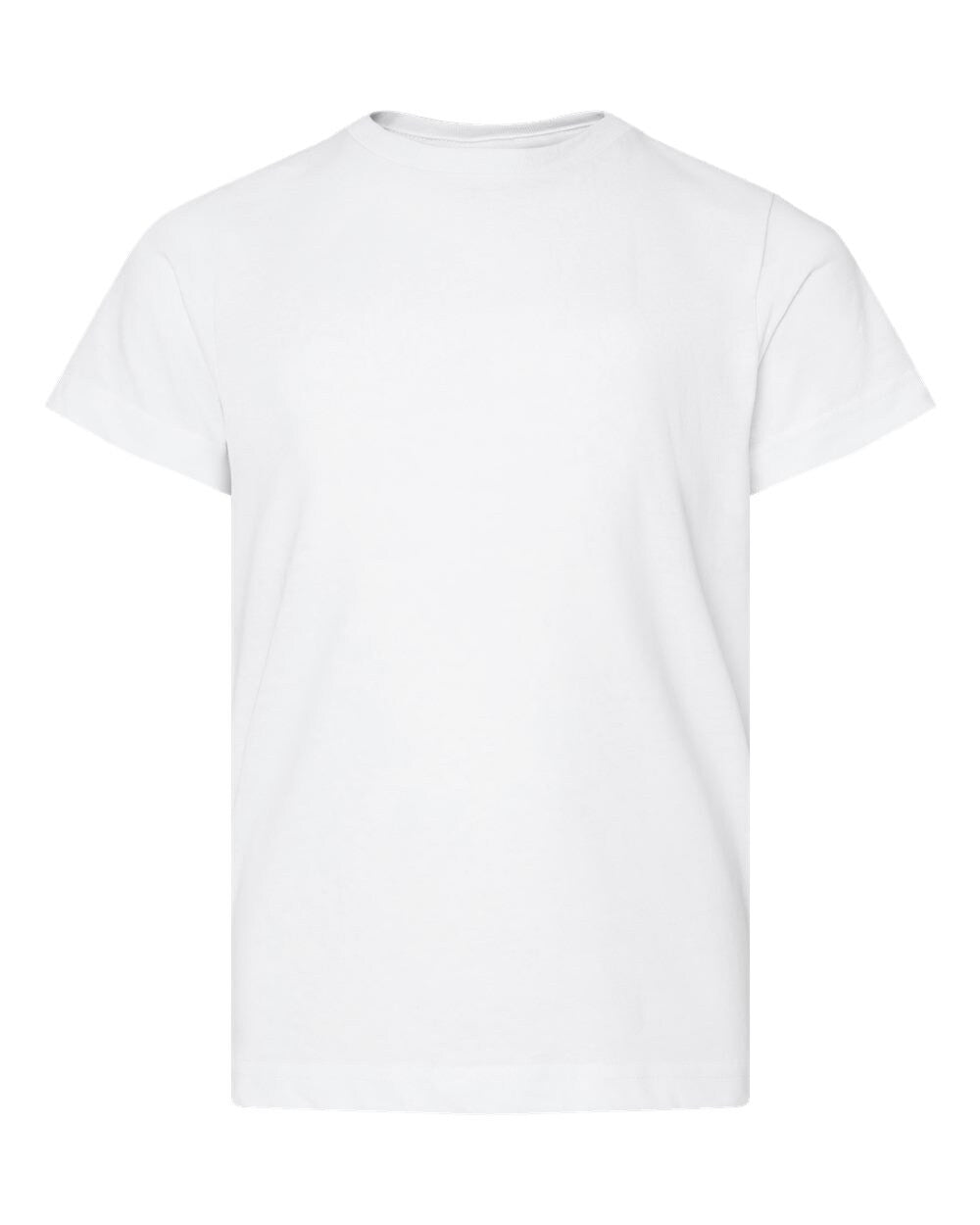 Youth Fine Jersey Crewneck Short Sleeve Tee