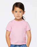 RADYAN® Toddler Cotton Jersey Crew Neck Short Sleeve Tee - 3301T