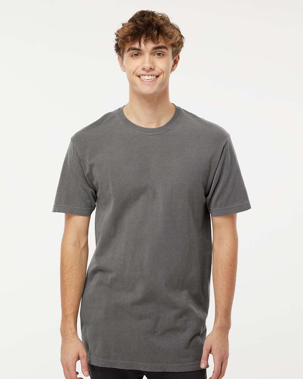 Vintage Garment-Dyed Crewneck Short Sleeve T-Shirt