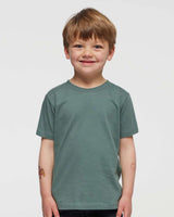 RADYAN® Toddler Fine Crewneck Short Sleeve Jersey Tee - 3321