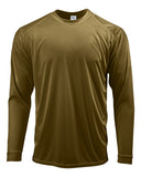 Paragon® Unisex Islander Performance Crewneck Long Sleeve T Shirt