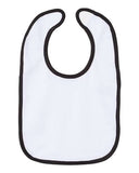 RADYAN® Infant Contrast Trim Premium Jersey Bib