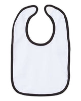 RADYAN® Infant Contrast Trim Premium Jersey Bib - 1004