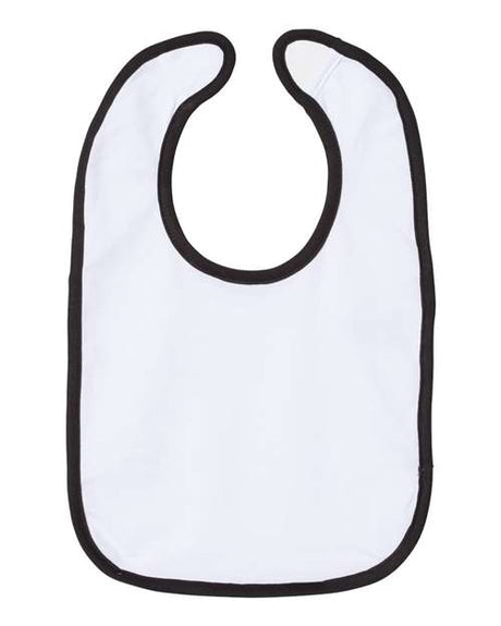 RADYAN® Infant Contrast Trim Premium Jersey Bib - 1004