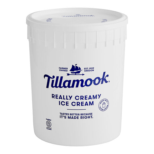 Tillamook Campfire Peanut Butter Cup Premium Ice Cream with 13.5% Butterfat 3 Gallon