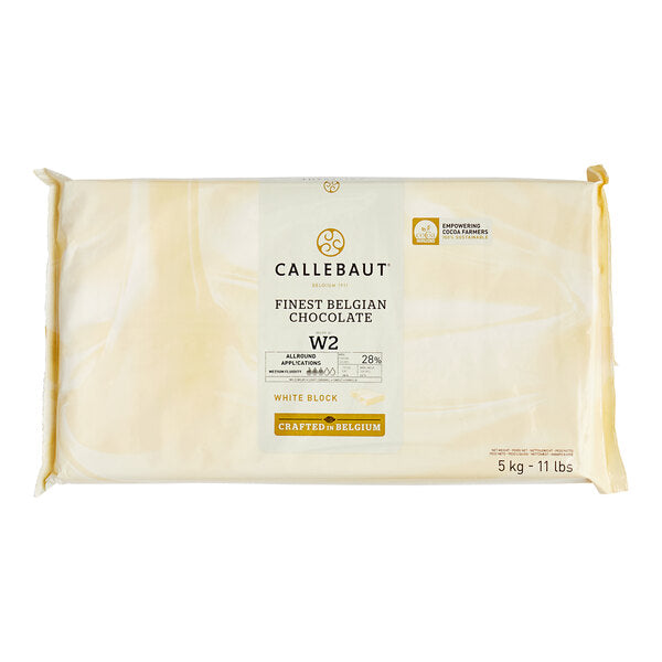 Callebaut Recipe W2 White Chocolate Block 11 lb.