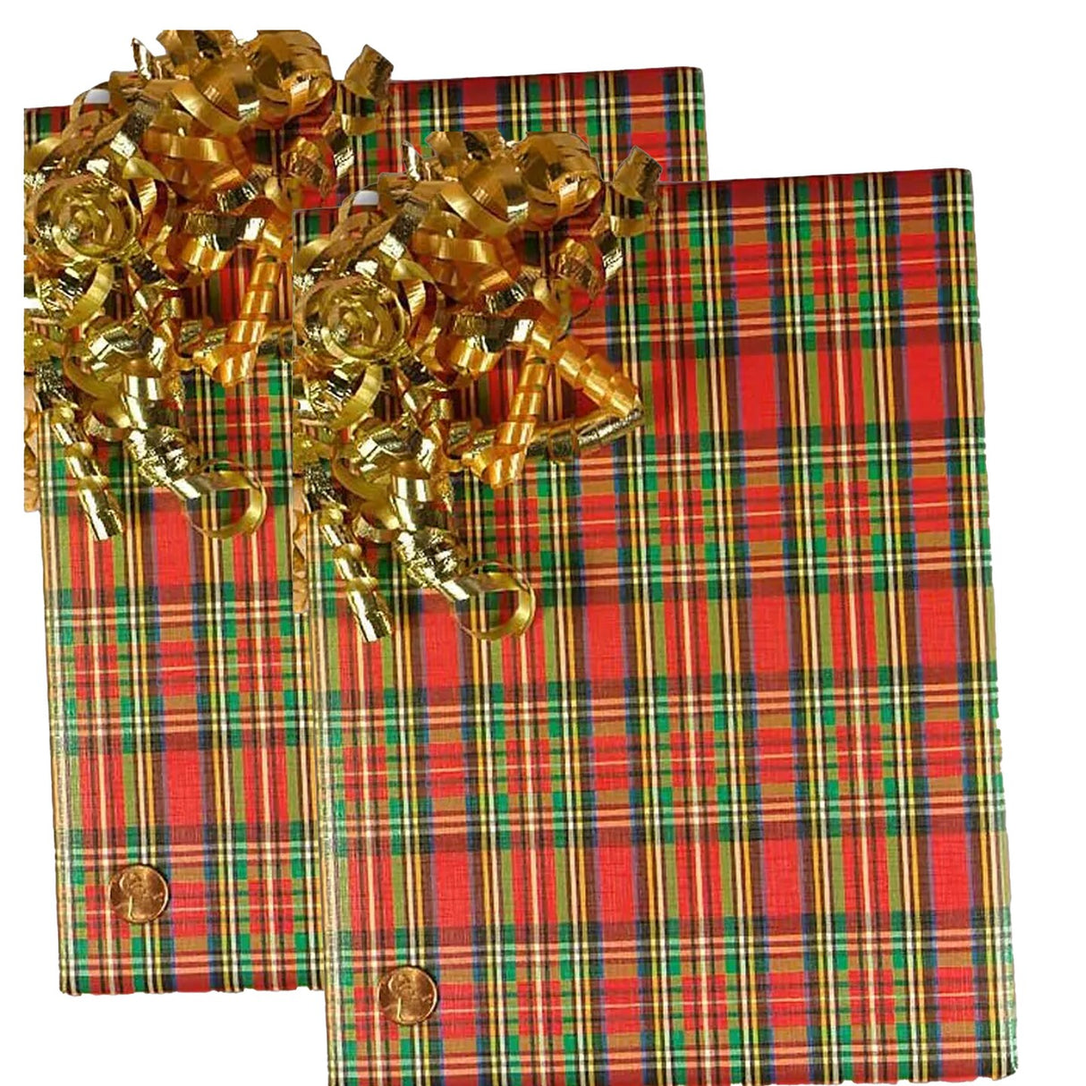 Plaid Christmas Wrapping Paper Embossed Plaid 24 ''*833 '