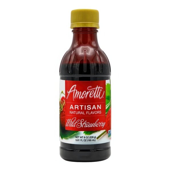 Amoretti Wild Strawberry Artisan Natural Flavor Paste 8 oz.
