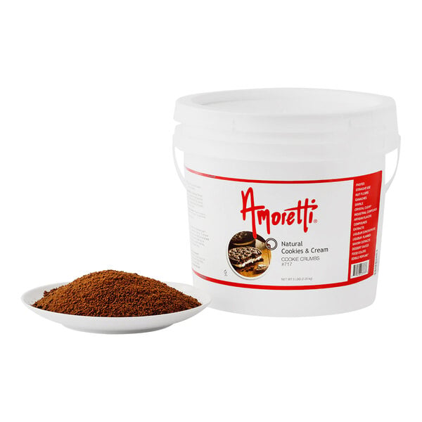 Amoretti Natural Cookies & Cream Cookie Crumbs 5 lb.