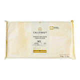 Callebaut Recipe W2 White Chocolate Block 11 lb. - 5/Case
