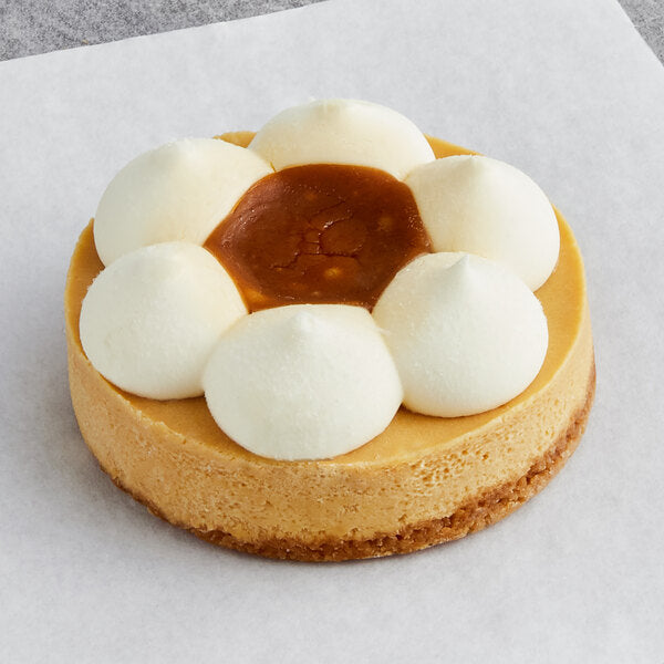 White Toque Gluten-Free Caramel Cheesecake Tartlet 4 oz. - 20/Case