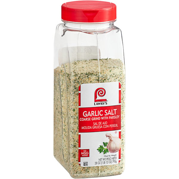 Lawry's Garlic Salt with Parsley, Coarse Grind 28 oz. - 6/Case