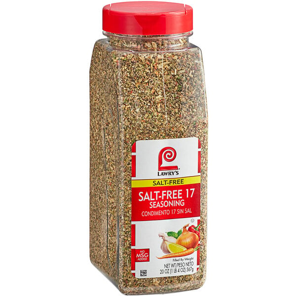 Lawry's Salt-Free 17 Seasoning 20 oz. - 6/Case