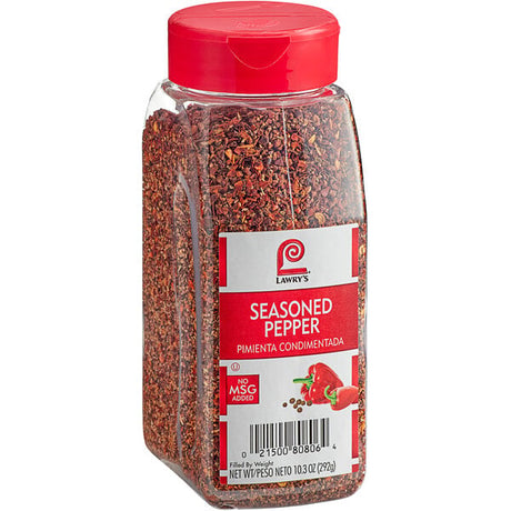 Lawry's Seasoned Pepper 10.3 oz. - 6/Case