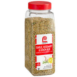 Lawry's Garlic, Rosemary, and Lemon Rub 22 oz. - 6/Case