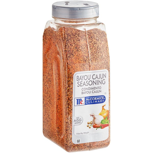 McCormick Culinary Bayou Cajun Seasoning 21 oz. - 6/Case