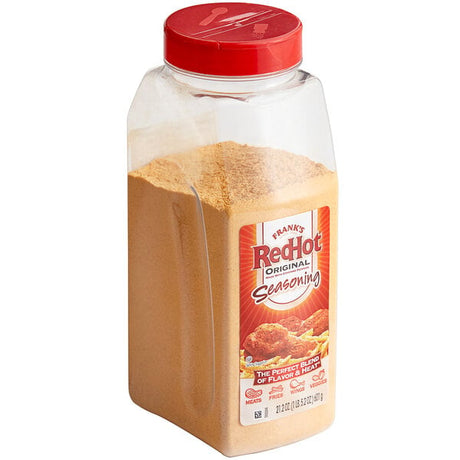 Frank's RedHot Original Seasoning 21.2 oz. - 6/Case