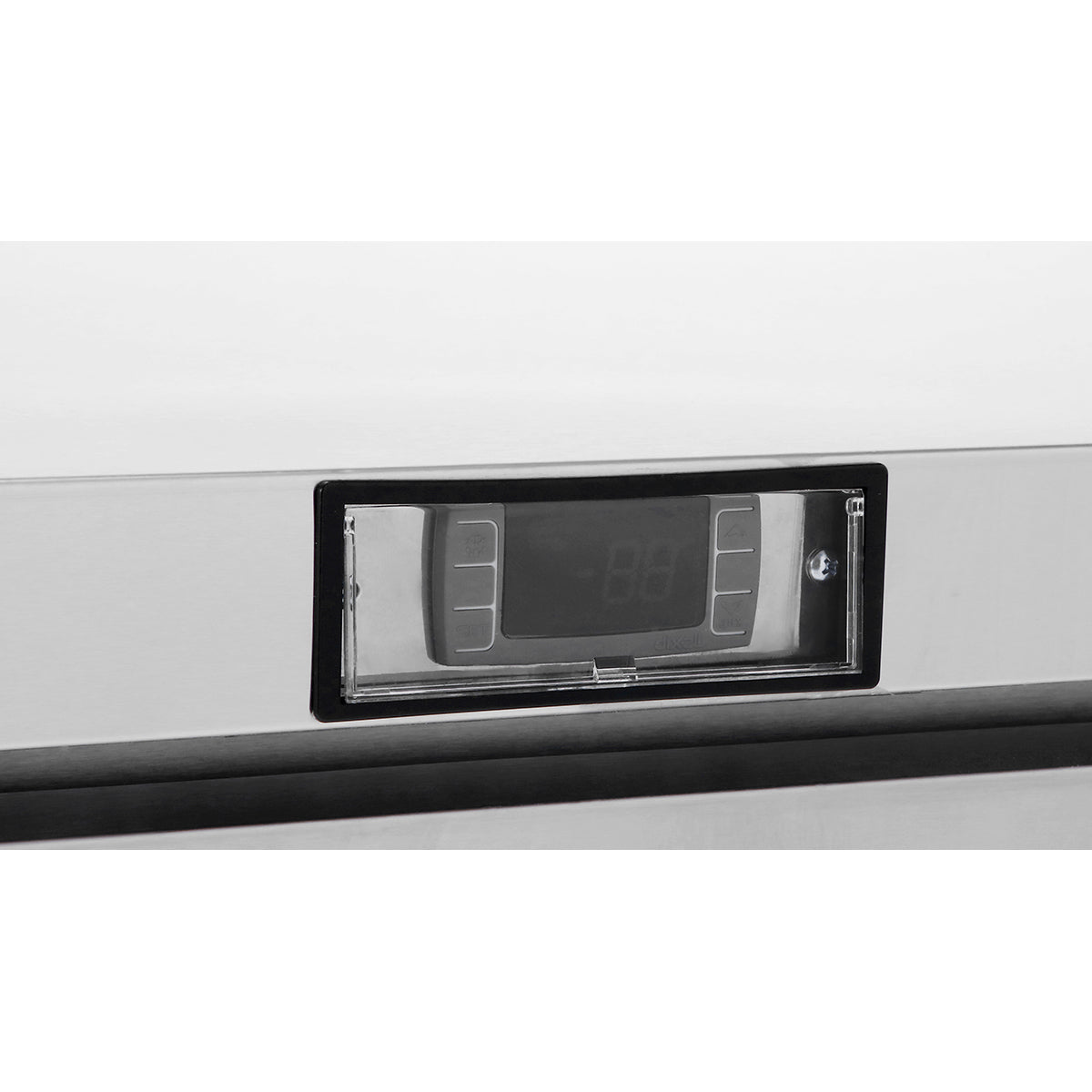 Atosa MGF8452GR One Section Side Mount Refrigerated Chef Base 60-15/32"W X 32-1/16"D X 26-19/32"H w/2 Drawers and Extended Top