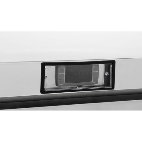 Atosa MGF8452GR One Section Side Mount Refrigerated Chef Base 60-15/32"W X 32-1/16"D X 26-19/32"H w/2 Drawers and Extended Top