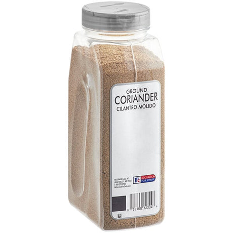 McCormick Culinary Ground Coriander 14 oz. - 6/Case