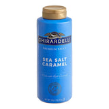 Ghirardelli Sea Salt Caramel Flavoring Sauce 12 fl. oz. (16 oz.) - 12/Case