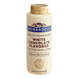 Ghirardelli White Chocolate Flavoring Sauce 12 fl. oz. (16 oz.) - 12/Case
