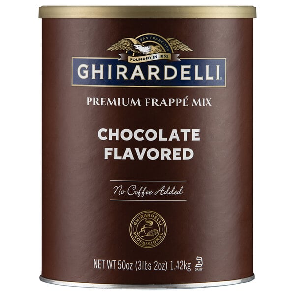 Ghirardelli 3.12 lb. Chocolate Frappe Mix - 6/Case