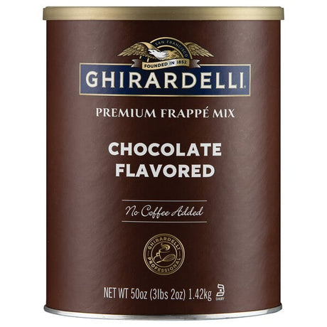 Ghirardelli 3.12 lb. Chocolate Frappe Mix - 6/Case