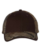 Solid Front Camo Back Cap