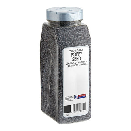McCormick Culinary Whole Dutch Poppy Seeds 20 oz. - 6/Case