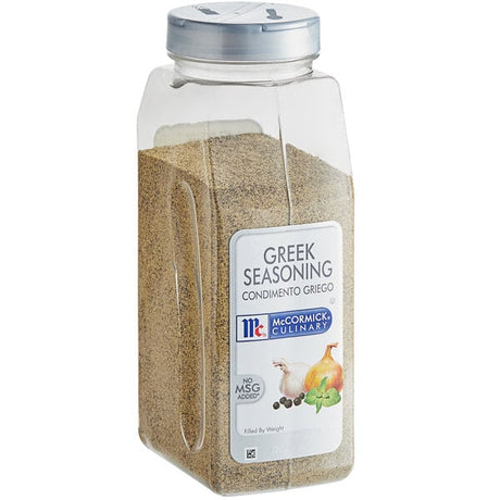 McCormick Culinary Greek Seasoning 23 oz. - 6/Case