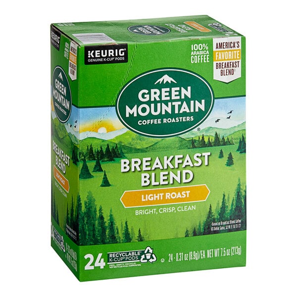 Green Mountain Coffee Roasters Breakfast Blend Single Serve Keurig® K-Cup® Pods - 96/Case