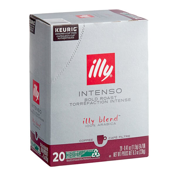 illy Intenso Coffee Single Serve Keurig® K-Cup® Pods - 80/Case