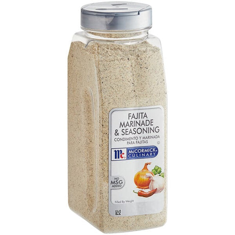 McCormick Culinary Fajita Marinade and Seasoning 30 oz. - 6/Case
