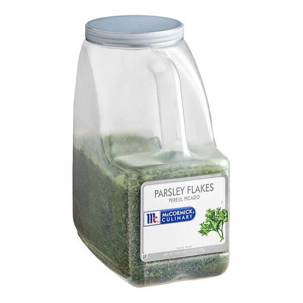 McCormick Culinary Parsley Flakes 10 oz. - 3/Case