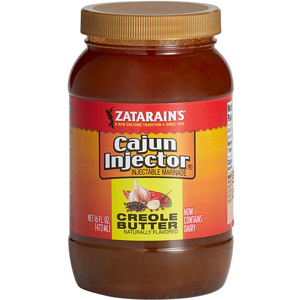 Cajun Injector Creole Butter Marinade 16 fl. oz. - 6/Case