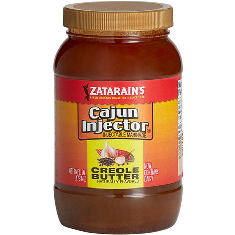 Cajun Injector Creole Butter Marinade 16 fl. oz. - 6/Case