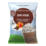 Big Train 3.5 lb. Kona Mocha Blended Ice Coffee Mix - 5/Case