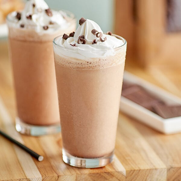 Big Train 3.5 lb. Kona Mocha Blended Ice Coffee Mix - 5/Case