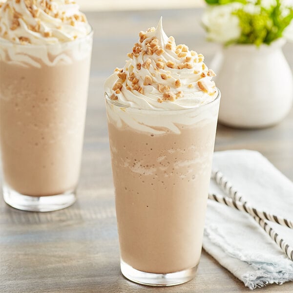 Big Train 3.5 lb. Toffee Mocha Blended Ice Coffee Mix - 5/Case