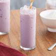 Big Train 3.5 lb. Dragonfly Taro Blended Creme Frappe Mix - 5/Case