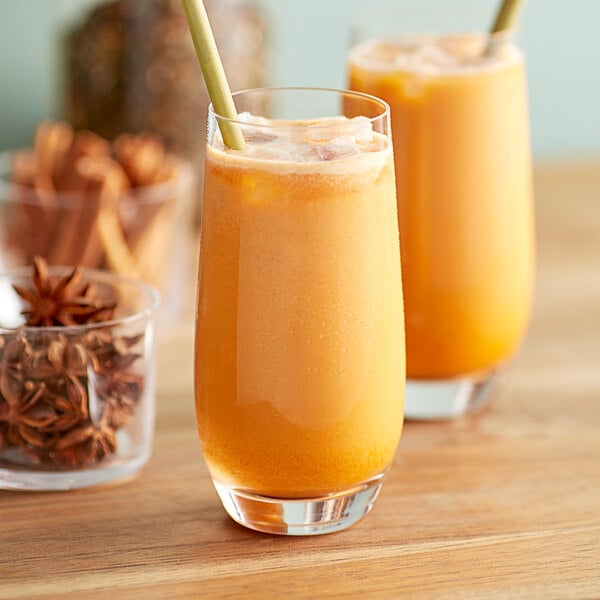 Big Train 3.5 lb. Dragonfly Thai Tea Blended Creme Frappe Mix - 5/Case