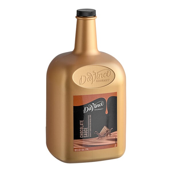 DaVinci Gourmet Chocolate Flavoring Sauce 128 fl. oz. - 4/Case