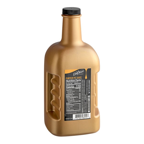 DaVinci Gourmet Pumpkin Pie Flavoring Sauce 64 fl. oz. - 6/Case