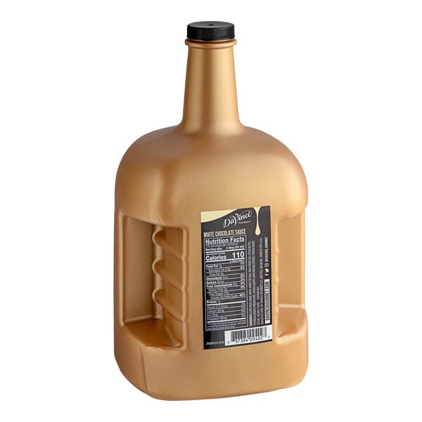 DaVinci Gourmet White Chocolate Flavoring Sauce 128 fl. oz. - 4/Case