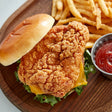 Brakebush 5.7 oz. Signature Crispy Breaded Chicken Breast Fillets - 28/Case